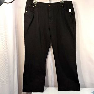 Woman Within Black Jeans, NWT, Sz 22!